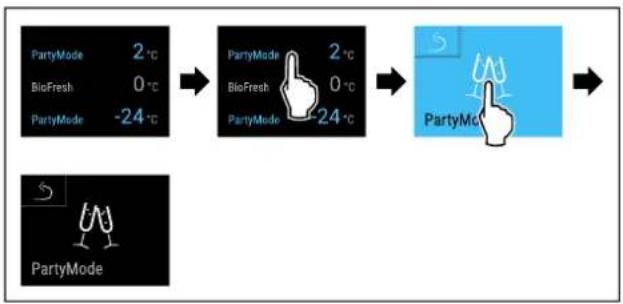 LIEBHERR MBsddi 9028 Plus - Απενεργοποίηση PartyMode - 1