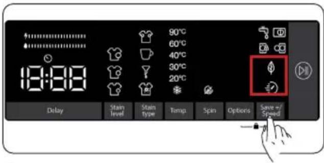 Orima ORM-14103-SIW - Eco/Quick Wash auxiliary function - 1