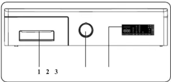 Orima ORM-14103-SIW - PRÉSENTATION DU BANDEAU DE COMMANDES - 1