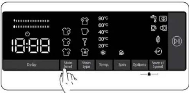 Orima ORM-14103-SIW - Selecionar o nível de sujidade - 1