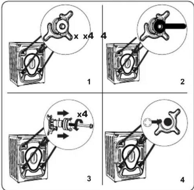 Orima ORM-14103-SIW - Removing the Transit Bolts - 1