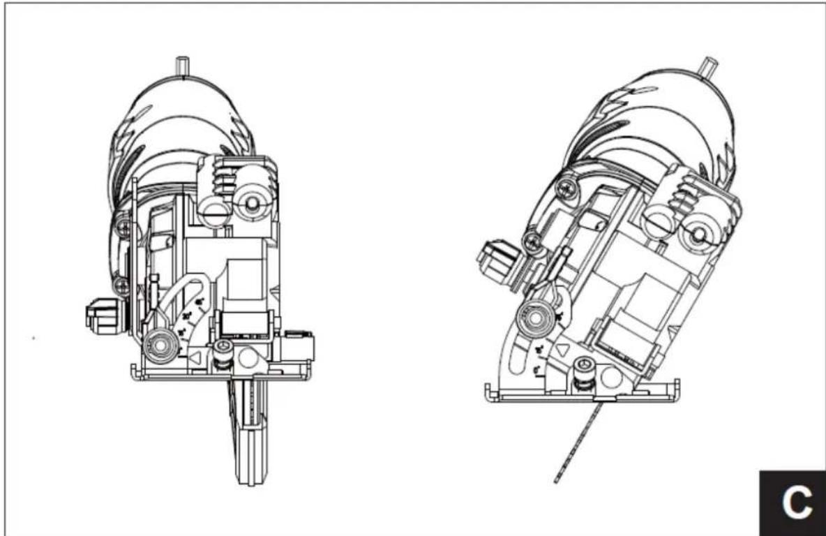 MSW SAW700 - Einstellung des Winkels - 1