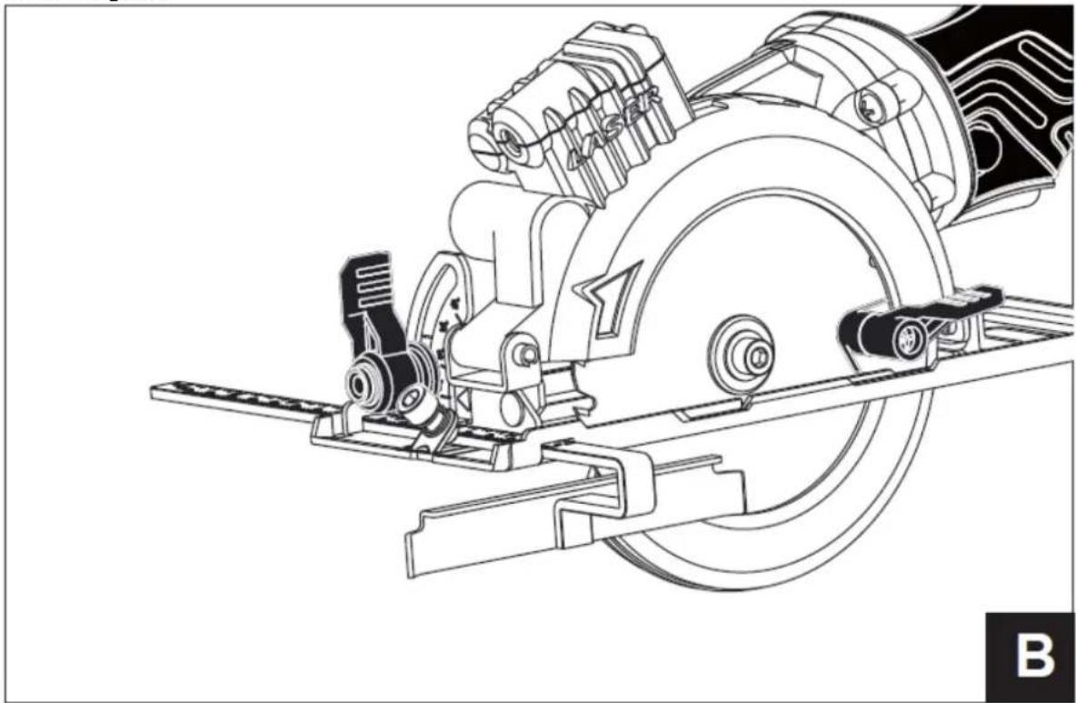 MSW SAW700 - DE RANDGELEIDER INSTALLEREN - 1