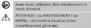 MSW DA-18 - LISEZ ATTENTIVEMENT LE PRÉSENT MANUEL ET ASSUREZ-VOUS DE BIEN LE COMPRENDRE AVANT LA PREMIÈRE UTILISATION. - 1