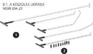 MSW DA-22 - A MUNKA MEGKEZDÉSE ELÖTT ALAPOSAN, ÉRTŐ OLVASÁSSAL TANULMÁNYOZZA A JELEN HASZNÁLATI UTASÍTÁST. - 1