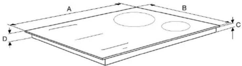 ASKO HI5643FBG1 - Installation intégrée Dimensionsdel'appareil - 1