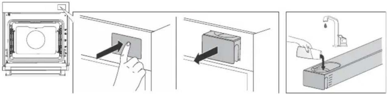 ASKO OCS26BGH - Remplissage du réservoir d'eau - 1