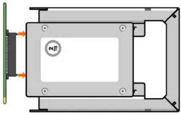 DELL PowerVault ME5012 - Installation d'un lecteur de disque de remplacement 2,5 pouces dans un DDIC (Disk Drive in Carrier) - 2