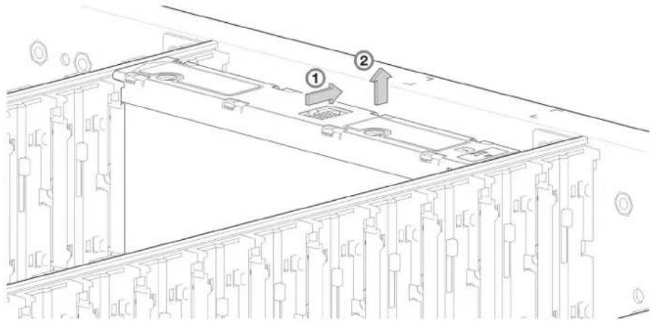 DELL PowerVault ME5012 - Retrait d'un support DDIC à partir d'un boîtier 5U - 1
