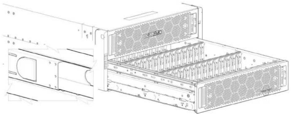 DELL PowerVault ME5012 - Ouverture d'un tiroir. - 3