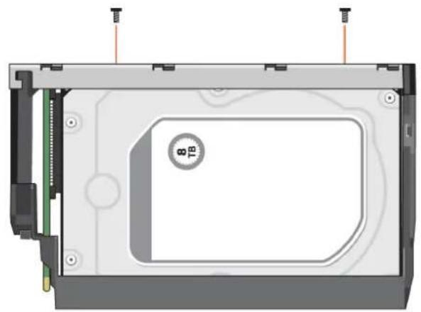 DELL PowerVault ME5012 - Installation d'un lecteur de disque de remplacement 3,5 pouces dans un DDIC (Disk Drive in Carrier) - 4