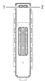 DELL PowerVault ME424 - Les LED du module support de lecteur de disque du boîtier 2U - 1