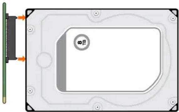 DELL PowerVault ME424 - Installation d'un lecteur de disque de remplacement 3,5 pouces dans un DDIC (Disk Drive in Carrier) - 1