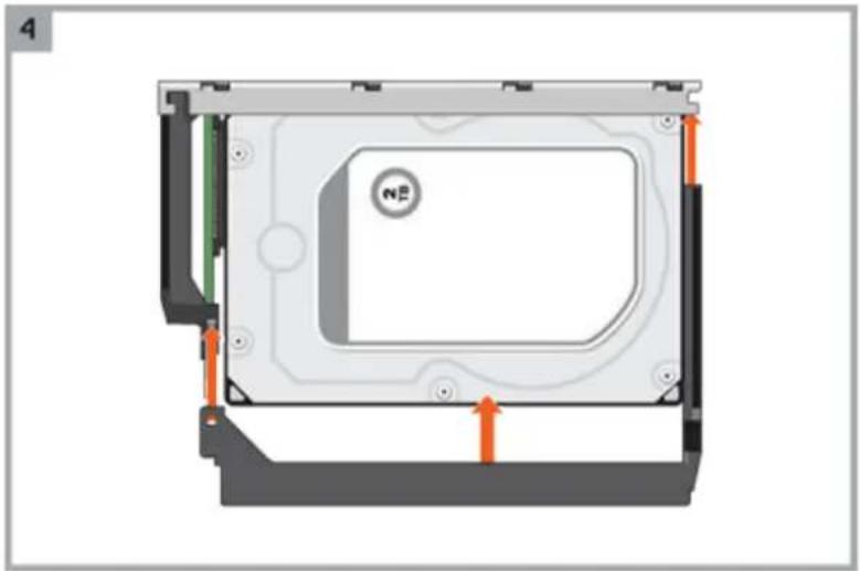 DELL PowerVault ME424 - Installation d'un lecteur de disque de remplacement 3,5 pouces dans un DDIC (Disk Drive in Carrier) de première génération - 4