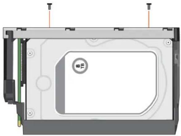 DELL PowerVault ME424 - Installation d'un lecteur de disque de remplacement 3,5 pouces dans un DDIC (Disk Drive in Carrier) - 4