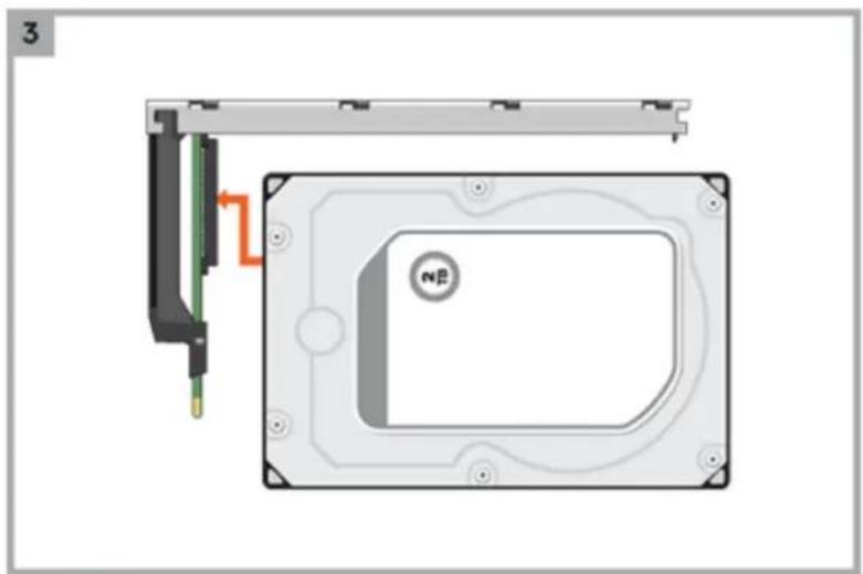 DELL PowerVault ME424 - Installation d'un lecteur de disque de remplacement 3,5 pouces dans un DDIC (Disk Drive in Carrier) de première génération - 3