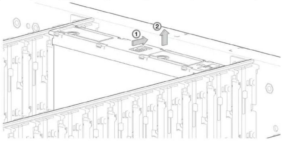 DELL PowerVault ME424 - Retrait d'un support DDIC à partir d'un boîtier 5U - 2