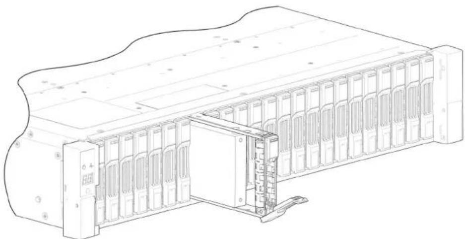 DELL PowerVault ME424 - Retrait d'un module support de lecteur SFF - 2