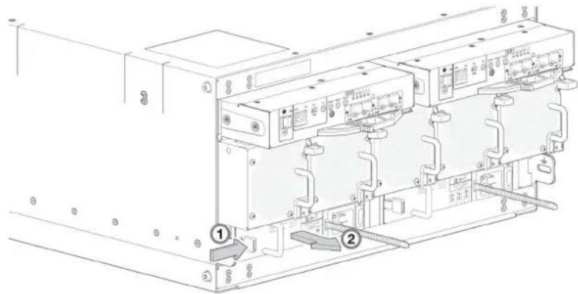 DELL PowerVault ME424 - Retrait d'un bloc d'alimentation - 4