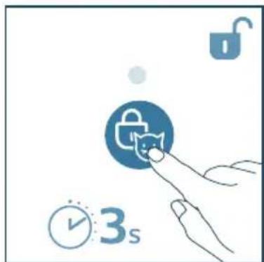 PHILIPS AC3360 - Configurar o bloqueio para proteção de animais de estimação - 2