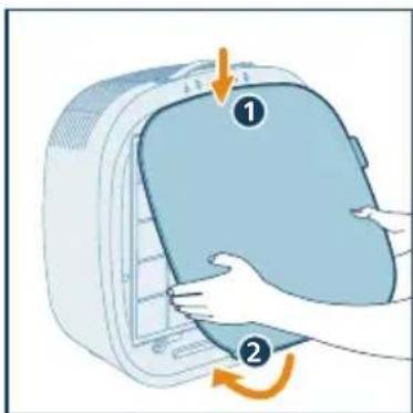 PHILIPS AC3360 - Installing the filter - 7