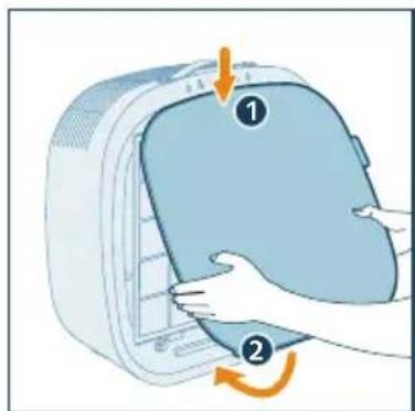 PHILIPS AC3360 - Suodattimen asentaminen - 7