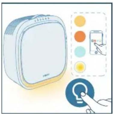 PHILIPS AC3360 - Korzystanie z funkcji podświetlenia - 1