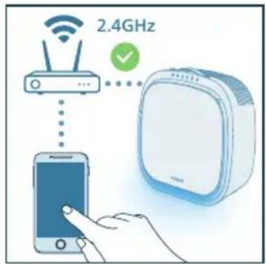 PHILIPS AC3360 - Configurarea conexiunii Wi-Fi pentru prima dată - 3