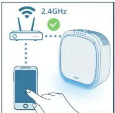 PHILIPS AC3360 - Pierwsza konfiguracja połączenia Wi-Fi - 3