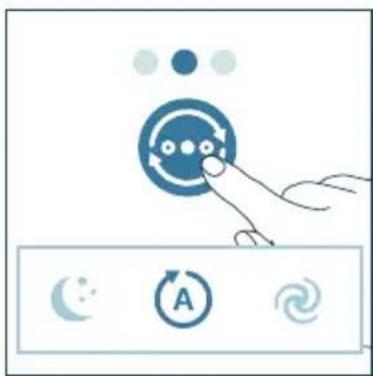 PHILIPS AC3360 - Ændring af tilstandsindstillingen - 2