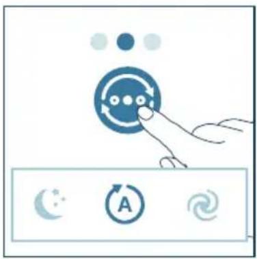 PHILIPS AC3360 - Αλλαγή της ρύθμισης λειτουργίας - 2