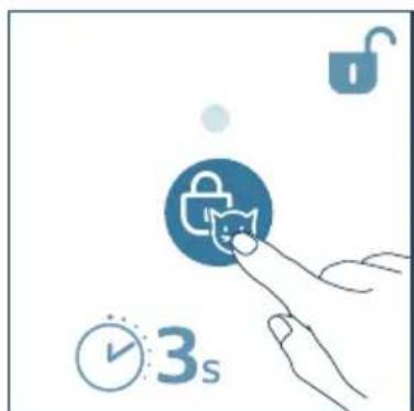 PHILIPS AC3360 - Indstilling af kæledyrssikringen - 2