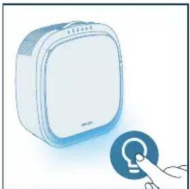 PHILIPS AC3360 - Používanie funkcie svetelných indikátorov - 2