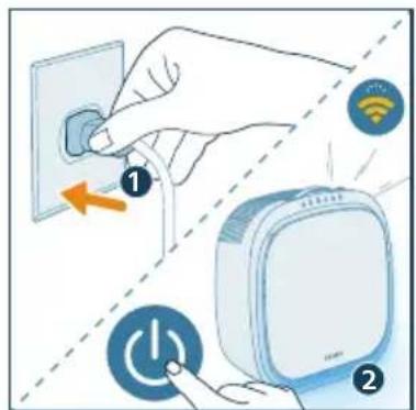 PHILIPS AC3360 - De Wi-Fi-verbinding voor de eerste keer instellen - 2