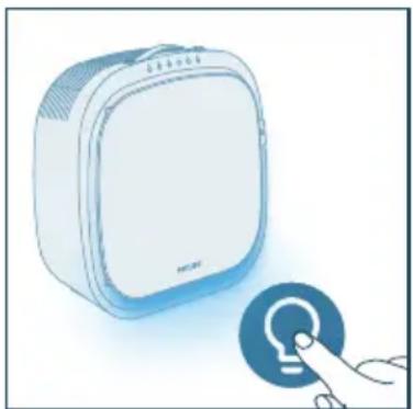 PHILIPS AC3360 - De lichtfunctie gebruiken - 2