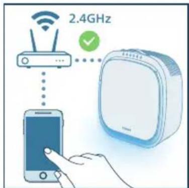 PHILIPS AC3360 - A Wi-Fi kapcsolat beállítása az első használatkor - 3