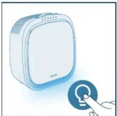 PHILIPS AC3360 - Používání funkce světla - 2