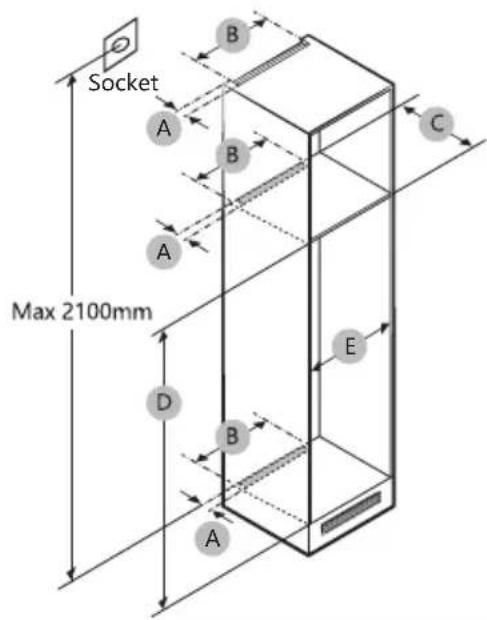 HAIER HBQW5719E - Ventilaton cross-section - 6