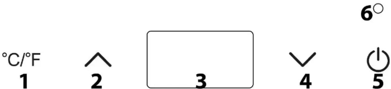 CASO VinoCase 615 - Kontrol paneli ve ekran - 1