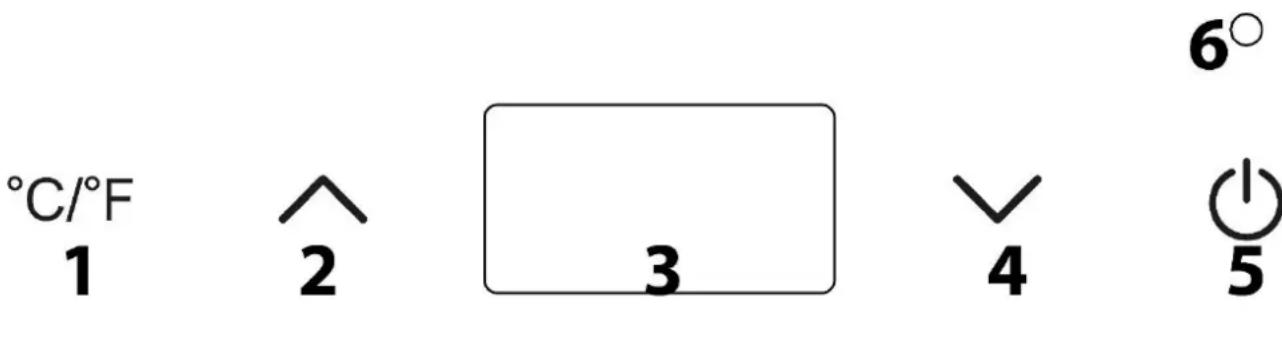 CASO VinoCase 615 - Panneau de contrôle et affichage - 1
