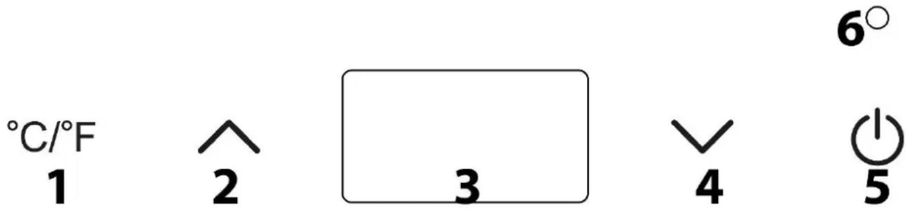 CASO VinoCase 615 - Bedieningsknoppen en display - 1