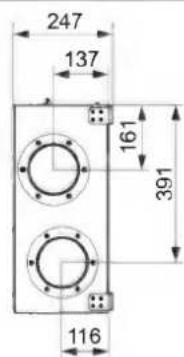 STIEBEL ELTRON LWZ 130 E-W - Cotes et raccordements - 4