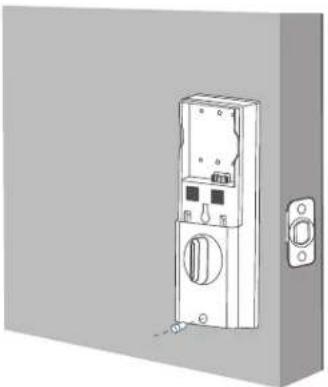 eufy Smart Lock S230 - Paso 6. Instale el conjunto interior - 6