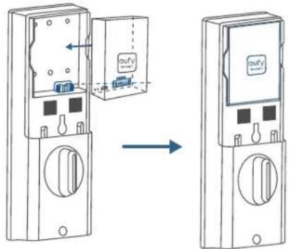 eufy Smart Lock S230 - Step 7. Instalar la batería - 2