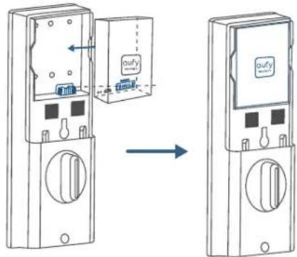 eufy Smart Lock S230 - Step 7. Install the Battery - 2