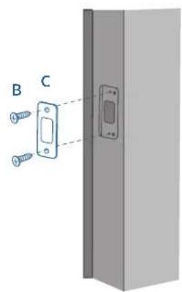 eufy Smart Lock S230 - Step 3. Install the Strike Plate - 2