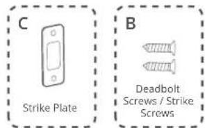 eufy Smart Lock S230 - Step 3. Install the Strike Plate - 1