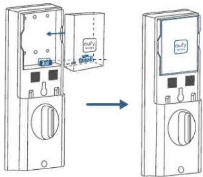 eufy Smart Lock S230 - Step 7. Installer la batterie - 2
