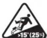 DEWALT DCMWSP156N - Avisos de segurarca sobre o cortador de relva - 1