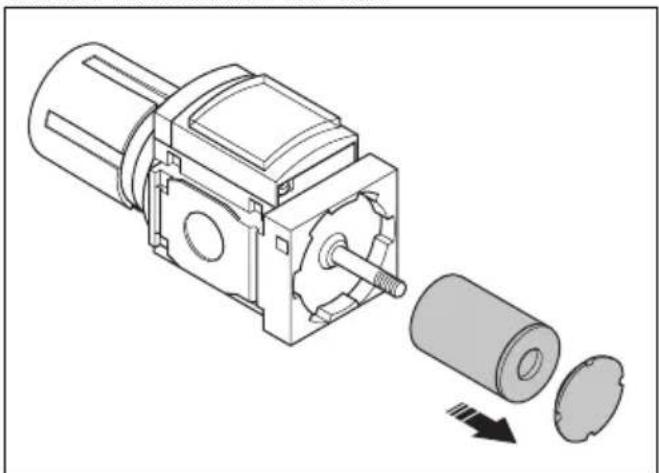 HUSQVARNA TF 334 - Nettoyage du filtre du séparateur d'eau - 3